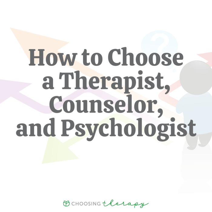 How to choose a counselor