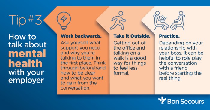 How to talk about mental health at work