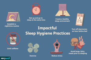 Sleep hygiene for mental health
